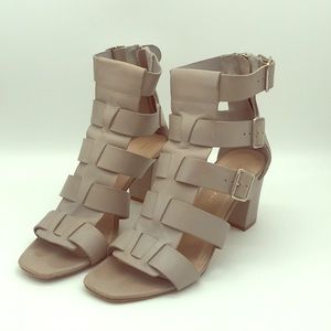 Loeffler Randall Grey Maia Gladiator Sandal sz 9B